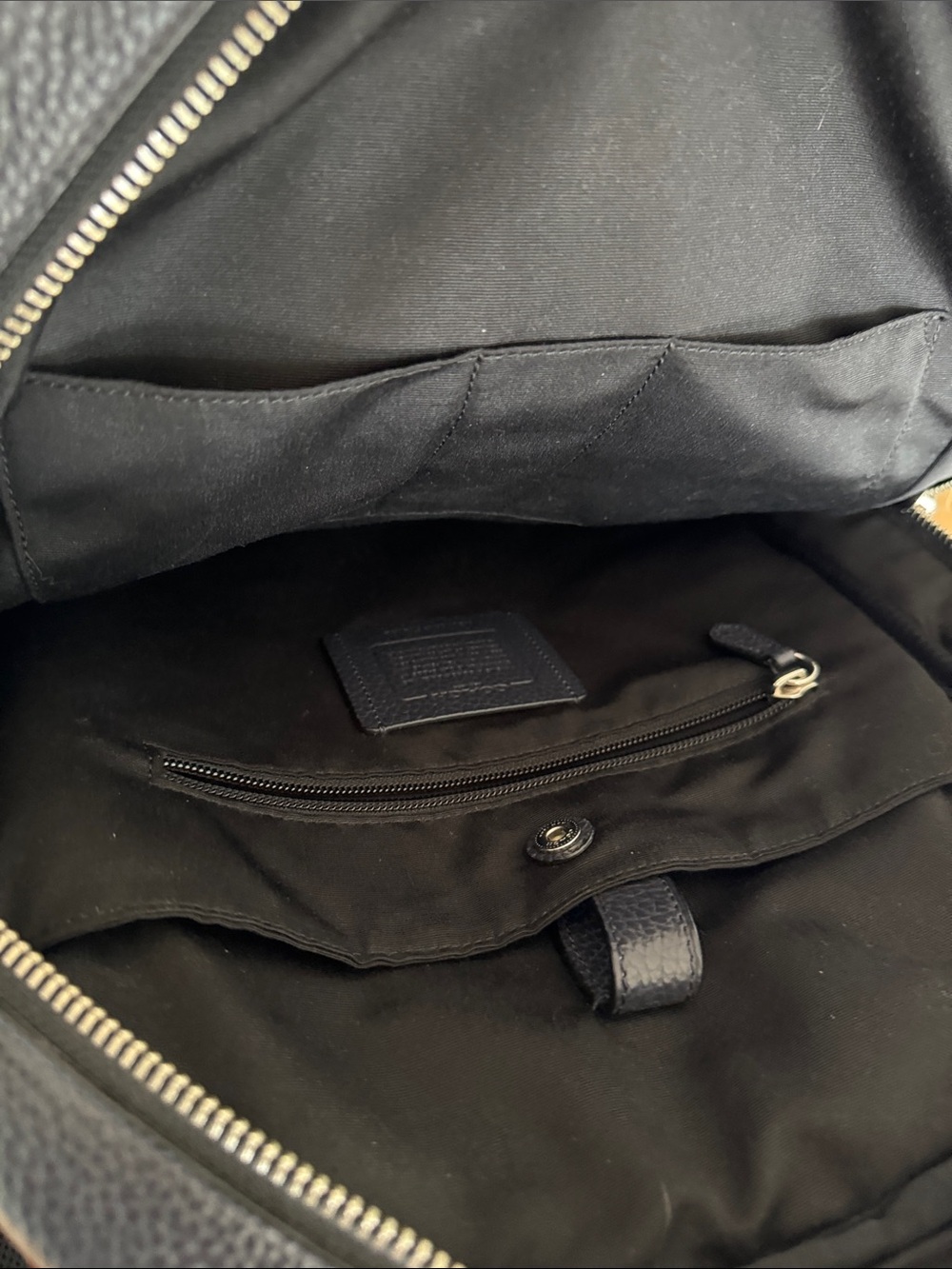 Coach Leather Backpack - Picture 6 of 8